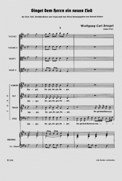 Singet dem Herrn ein neues Lied (Wolfgang Briegel) 