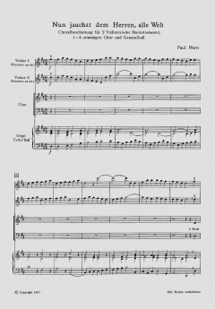 Nun jauchzt dem Herren, alle Welt (Paul Horn) 