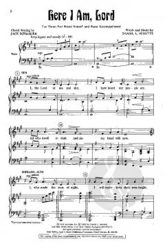 Here I Am, Lord von Daniel L. Schutte 