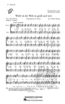 Wohl ist die Welt so groß und weit 