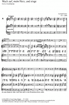 Wach auf, mein Herz und singe (Gerhard Trubel) 