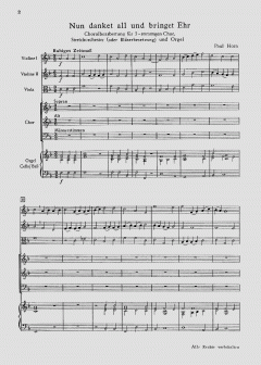 Nun danket all und bringet Ehr (Paul Horn) 