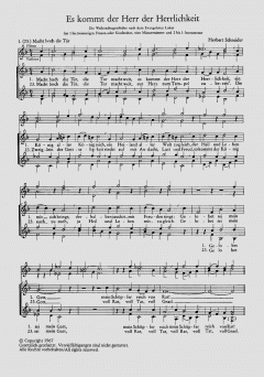 Es kommt der Herr der Herrlichkeit 