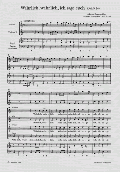 Wahrlich, ich sage euch (Johann Rosenmüller) 