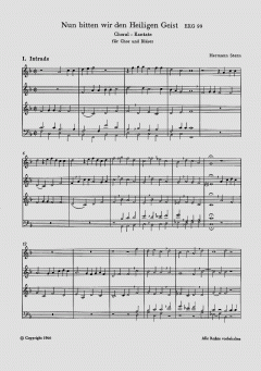 Nun bitten wir den Heilgen Geist (Hermann Stern) 