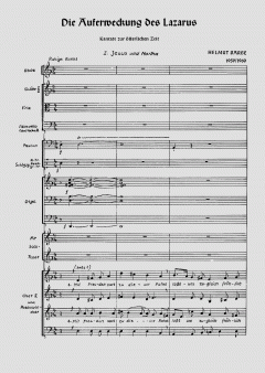 Die Auferweckung des Lazarus (Helmut Barbe) 