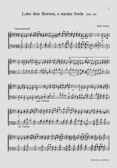 Lobe den Herrn, o meine Seele (Emil Kübler) 