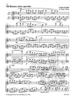 Tango Saxophone Duets von Carlos Gardel im Alle Noten Shop kaufen