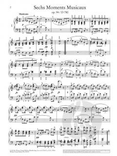 Moments musicaux op. 94 D 780 von Franz Schubert 