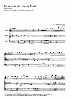 Ich singe dir mit Herz und Mund (Marianne Stoll) 