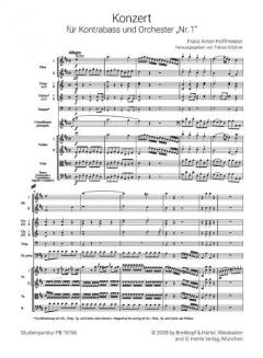 Konzert Nr. 1 von Franz Anton Hoffmeister 