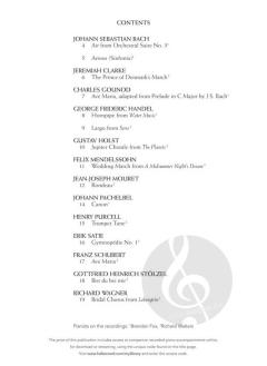 Wedding Music for Classical Players: Trumpet and Piano im Alle Noten Shop kaufen