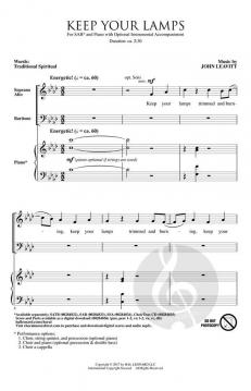 Keep Your Lamps von John Leavitt 