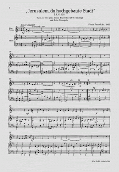 Jerusalem, du hochgebaute Stadt (Frieda Fronmüller) 