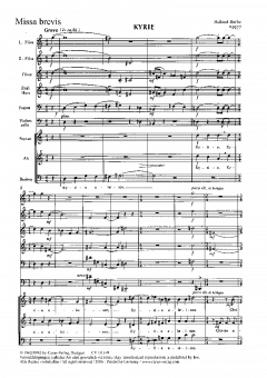 Missa brevis (Helmut Barbe) 