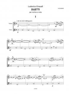 Duetti per violino e viola von Ludovico Einaudi 