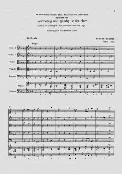 Barmherzig und gnädig ist der Herr (Johann Schelle) 