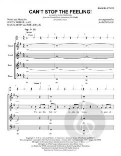 Can't Stop the Feeling! von Justin Timberlake 