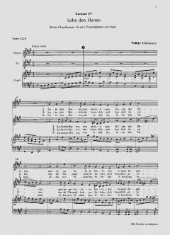 Lobe den Herren, den mächtigen König 