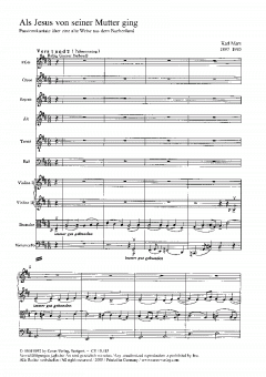 Als Jesus von seiner Mutter ging (Karl Marx) 