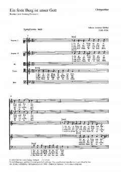 Ein feste Burg ist unser Gott (Johann Andreas Herbst) 