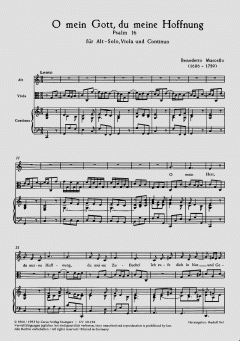O mein Gott, du meine Hoffnung (Benedetto Marcello) 