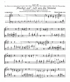 Wachet auf, ruft uns die Stimme 