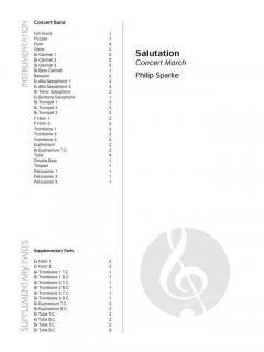 Salutation von Philip Sparke 