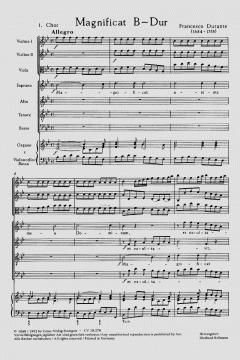Magnificat in B-Dur (Francesco Durante) 