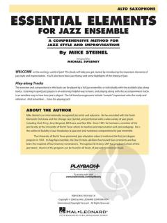 Essential Elements For Jazz Ensemble (M. Steinel) 
