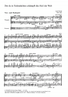 Der du in Todesnächten erkämpft das Heil 