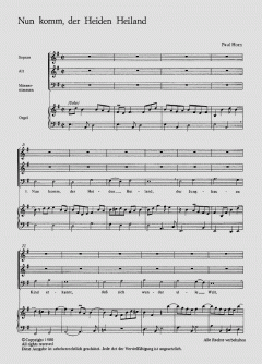 Nun komm, der Heiden Heiland (Paul Horn) 