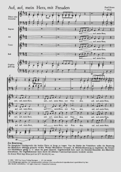 Auf, auf, mein Herz, mit Freuden (Paul Horn) 