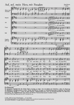 Auf, auf, mein Herz, mit Freuden (Paul Horn) 
