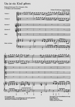 Uns ist ein Kind geboren 