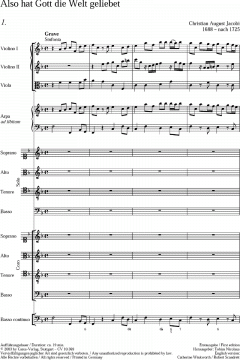 Also hat Gott die Welt geliebt (Christian August Jacobi) 