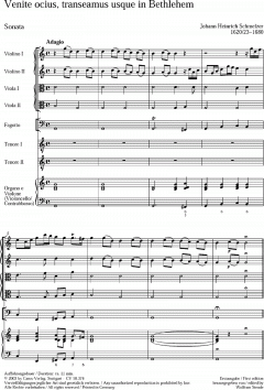 Venite ocius, transeamus usque in Bethlehem (Johann Heinrich Schmelzer) 