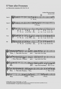 O Vater aller Frommen (Andreas Hammerschmidt) 