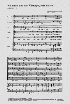 Wie lieblich sind deine Wohnungen (Andreas Hammerschmidt) 