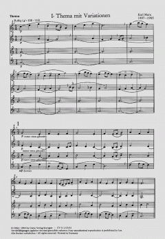 Musik für Blockflöten-Quartett (Karl Marx) 