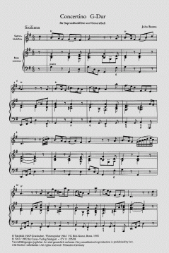 Concertino in G-Dur 