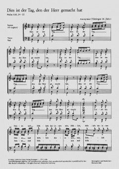 Dies ist der Tag; Lobe den Herrn 