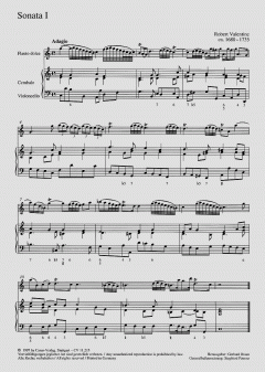 3 Sonatas (Robert Valentine) 