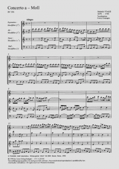 Concerto in a-Moll RV356 (Antonio Vivaldi) 