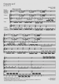 Concerto in C-Dur RV444 von Antonio Vivaldi 