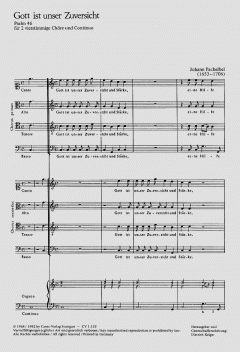 Gott ist unser Zuversicht und Stärke (Johann Pachelbel) 