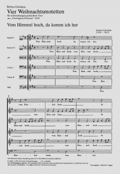 Weihnachtsmotetten (Sethus Calvisius) 