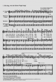 Zehn Sätze für Kinderchor (Gerald Stier) 