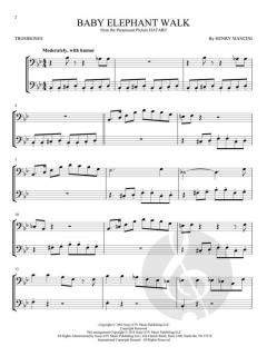 Movie Songs for 2 Trombones 