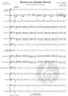 Kommt ein schlanker Bursch gegangen von Carl Maria von Weber 